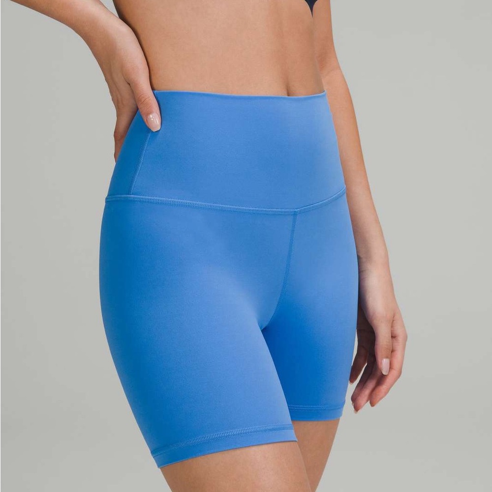 Lululemon Electric Blue Biker Shorts